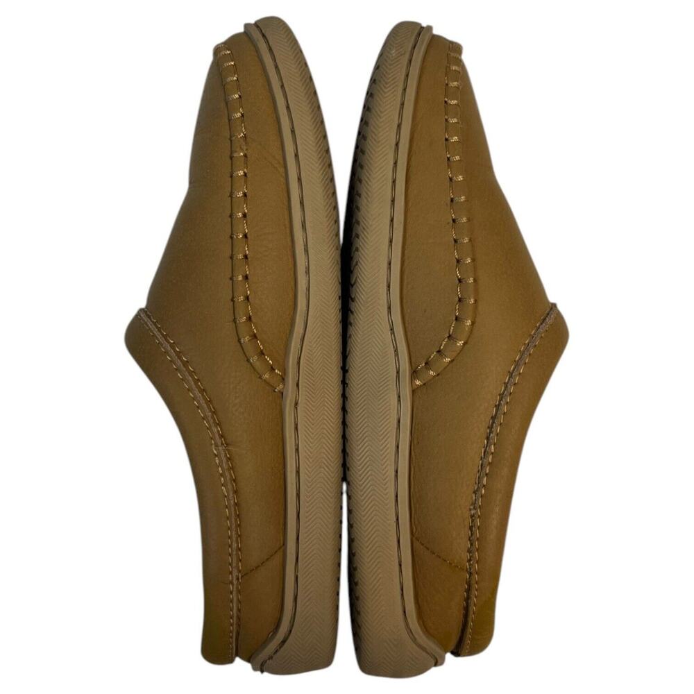 My Slippers Womens 6 All Season Leather Slip On Mules Shoes 74472-02 Brown - Picture 5 of 9